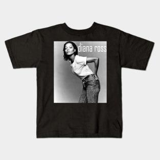 Diana Ross Grayscale Kids T-Shirt